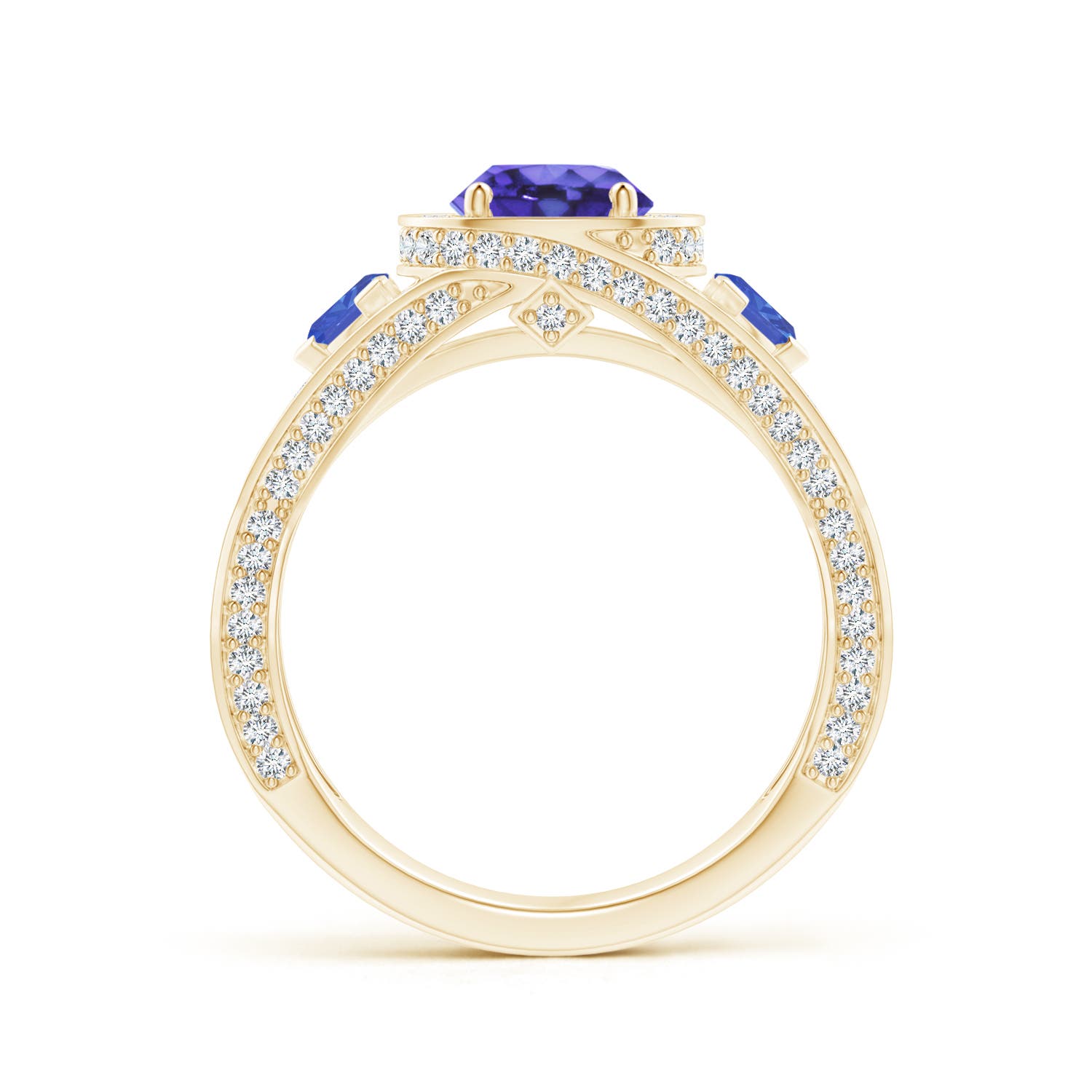 AA - Tanzanite / 1.99 CT / 14 KT Yellow Gold