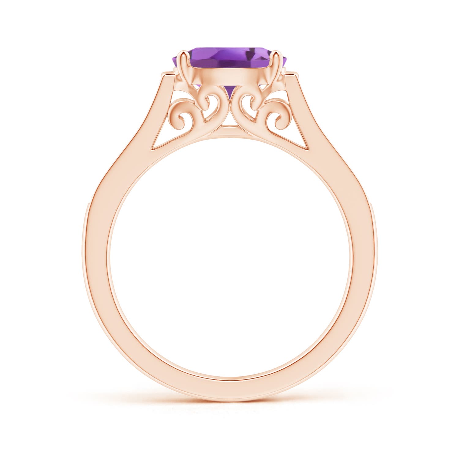 A - Amethyst / 1.29 CT / 14 KT Rose Gold