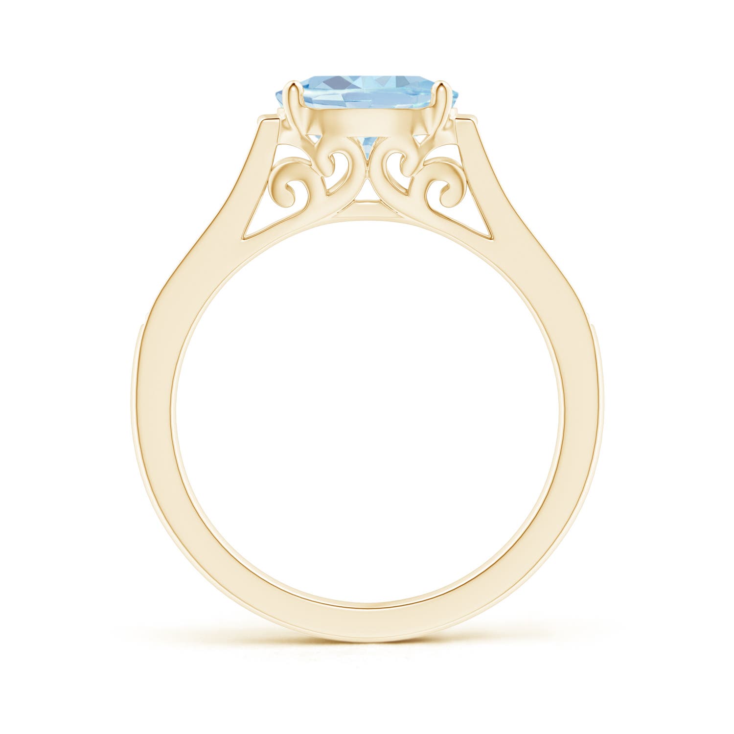 A - Aquamarine / 1.14 CT / 14 KT Yellow Gold