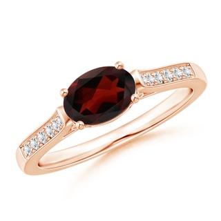 Oval AA Garnet