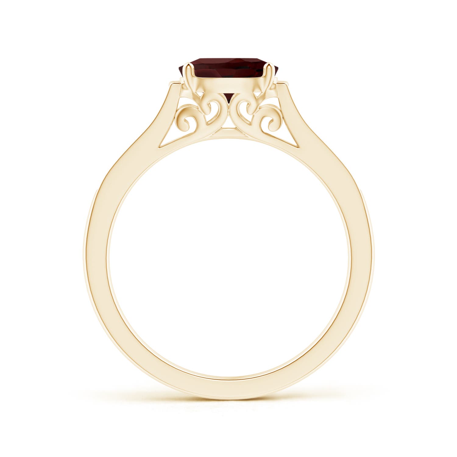 AA - Garnet / 1.02 CT / 14 KT Yellow Gold