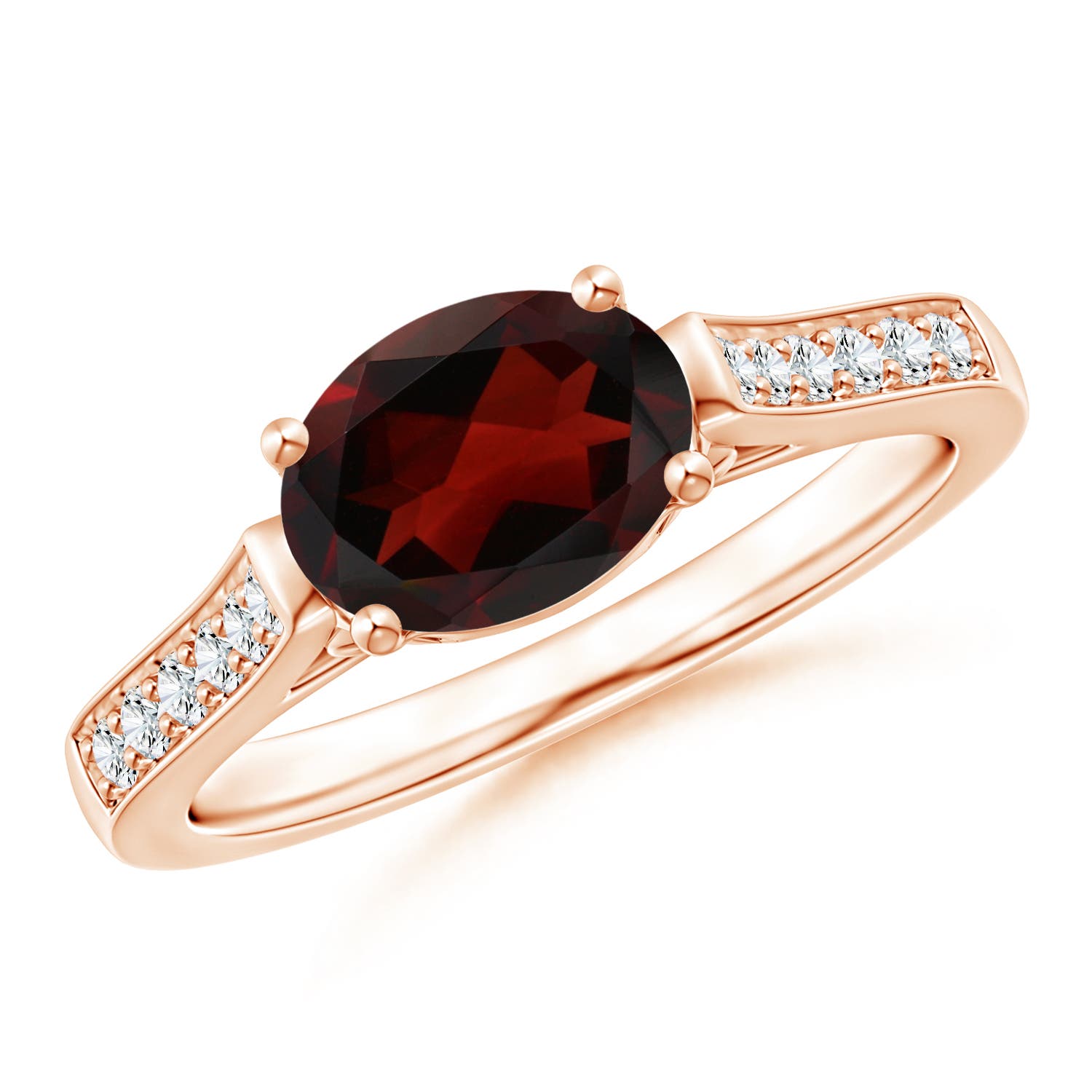 AA - Garnet / 1.59 CT / 14 KT Rose Gold