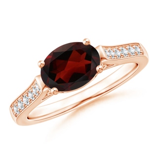 Oval AA Garnet