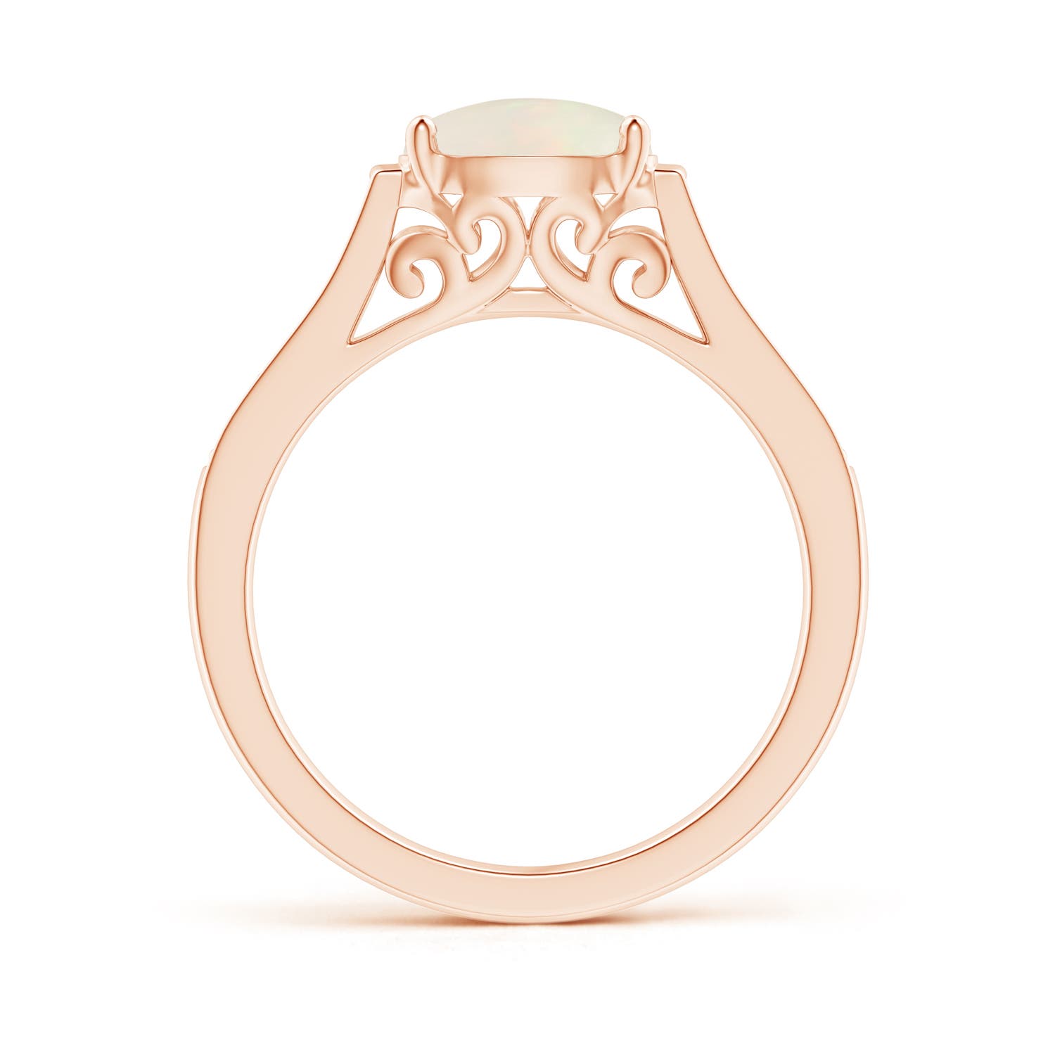 A - Opal / 0.94 CT / 14 KT Rose Gold