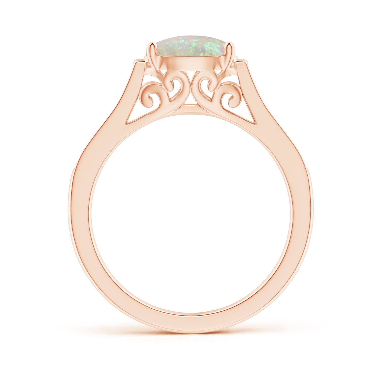 AAA - Opal / 0.94 CT / 14 KT Rose Gold