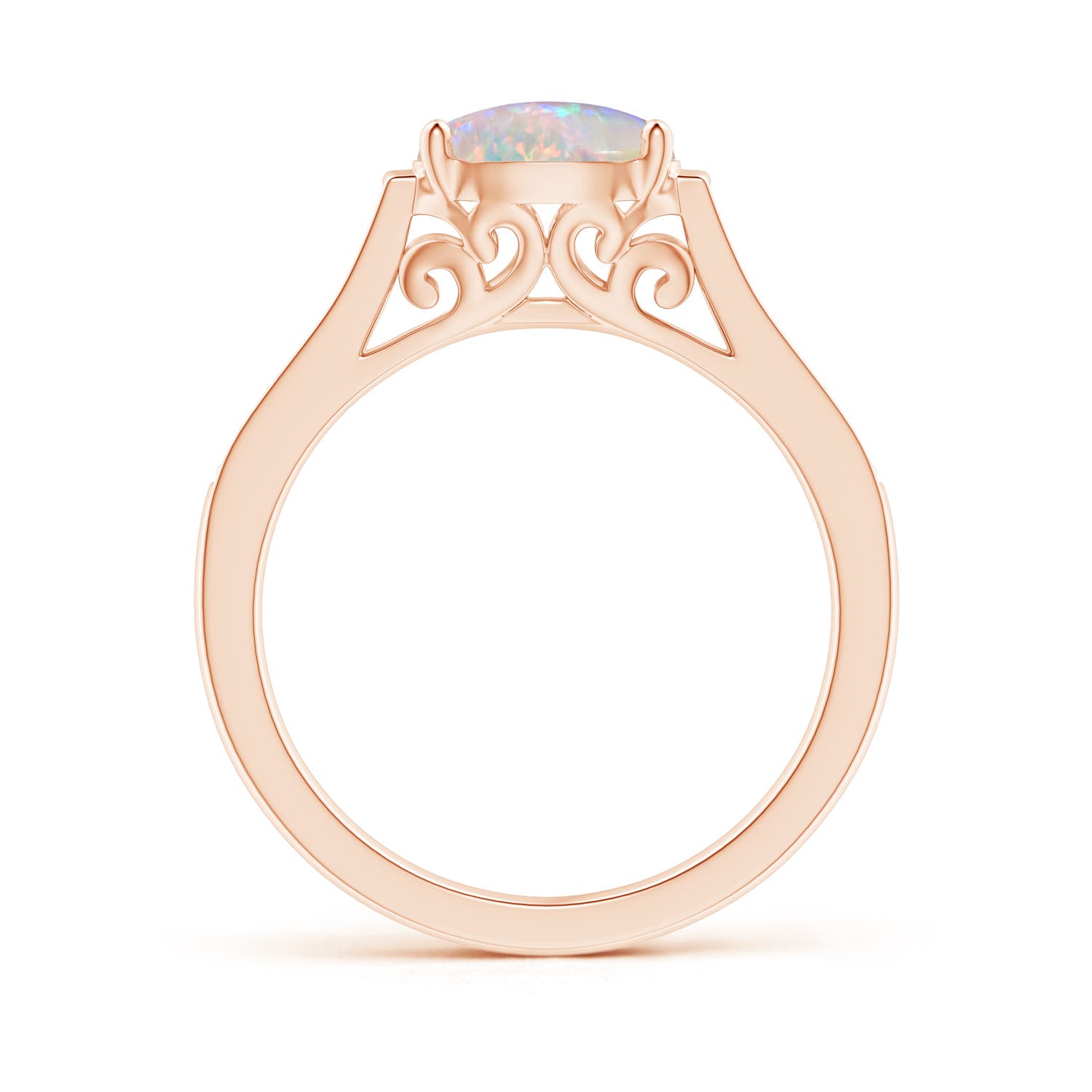 AAAA - Opal / 0.94 CT / 14 KT Rose Gold