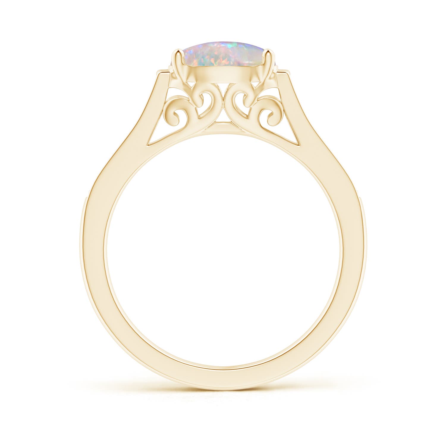 AAAA - Opal / 0.94 CT / 14 KT Yellow Gold