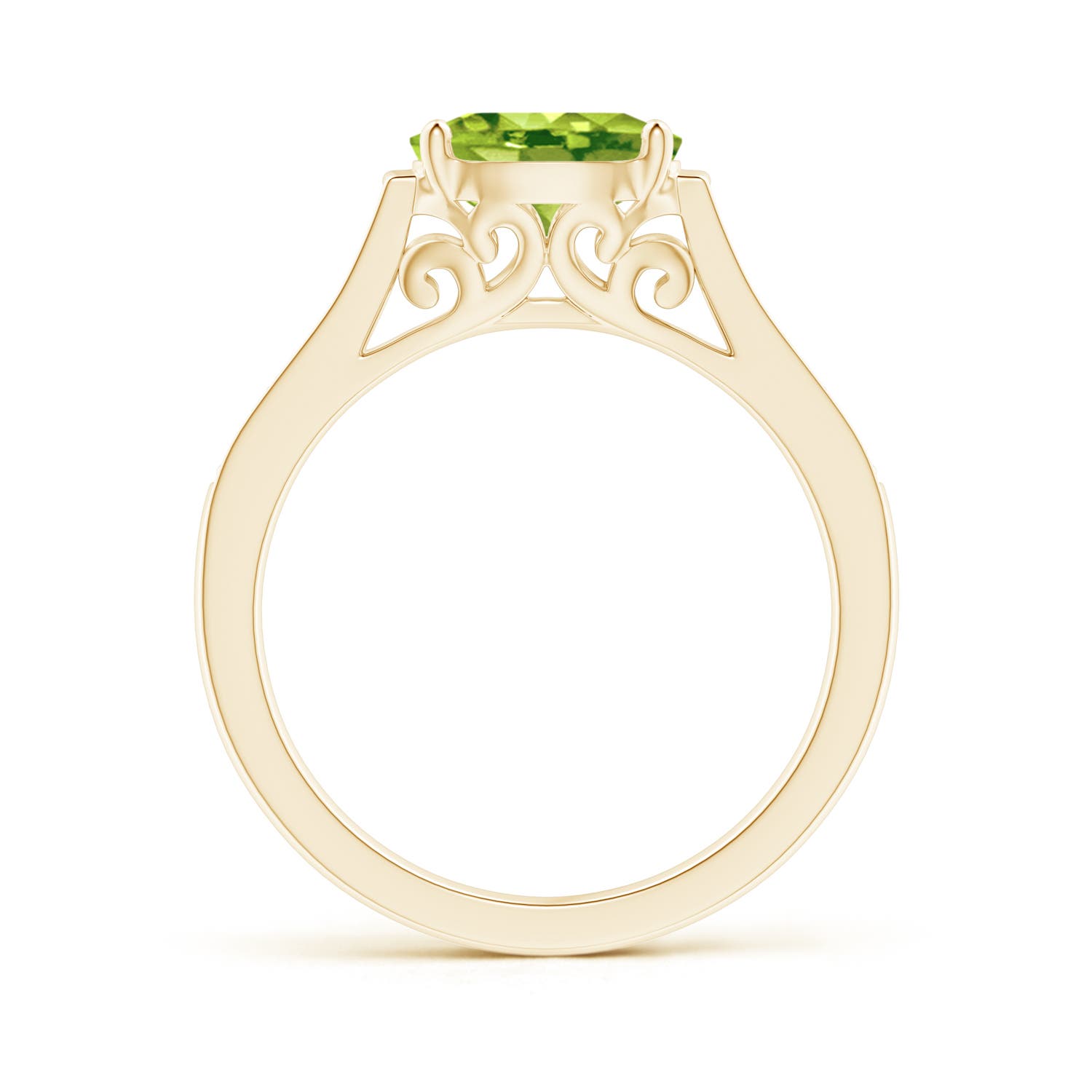 AAA - Peridot / 1.49 CT / 14 KT Yellow Gold