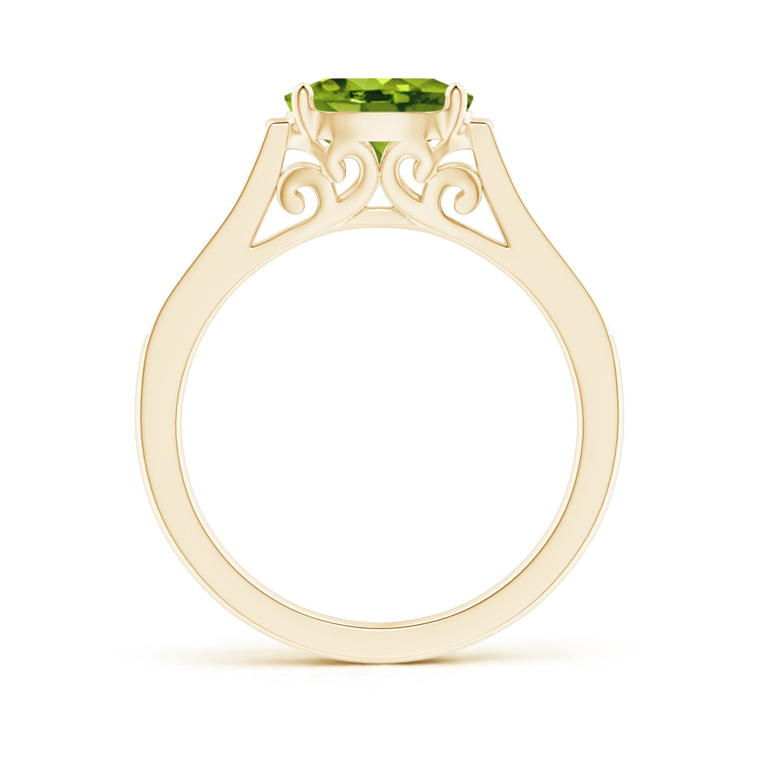 AAAA - Peridot / 1.49 CT / 14 KT Yellow Gold