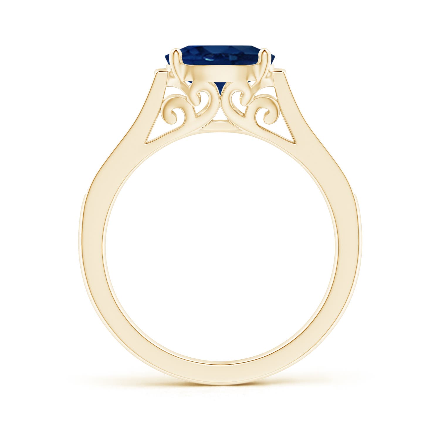 AA - Blue Sapphire / 1.69 CT / 14 KT Yellow Gold