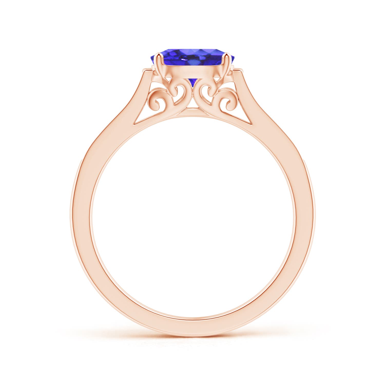 AA - Tanzanite / 0.92 CT / 14 KT Rose Gold