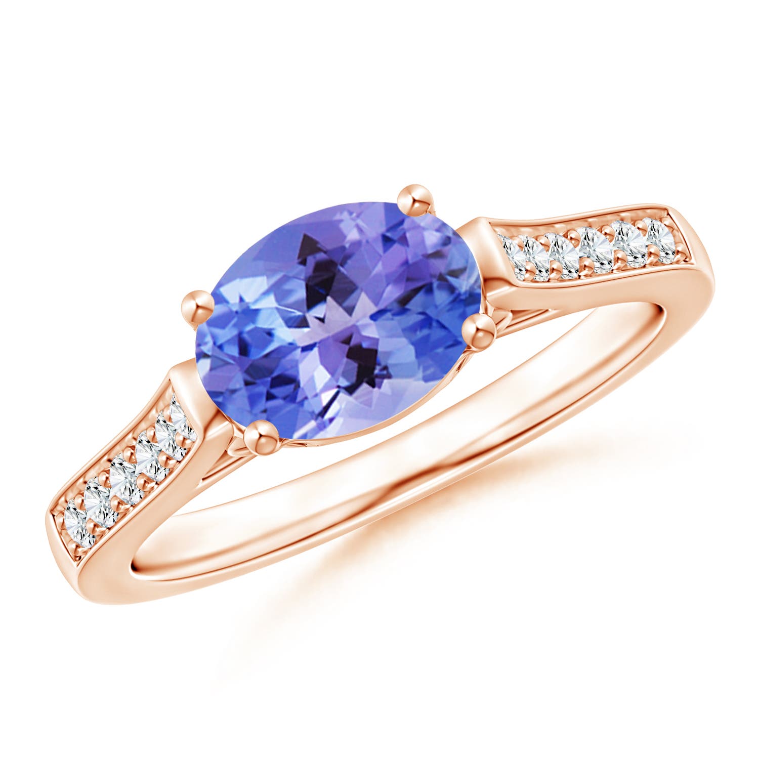 AA - Tanzanite / 1.39 CT / 14 KT Rose Gold