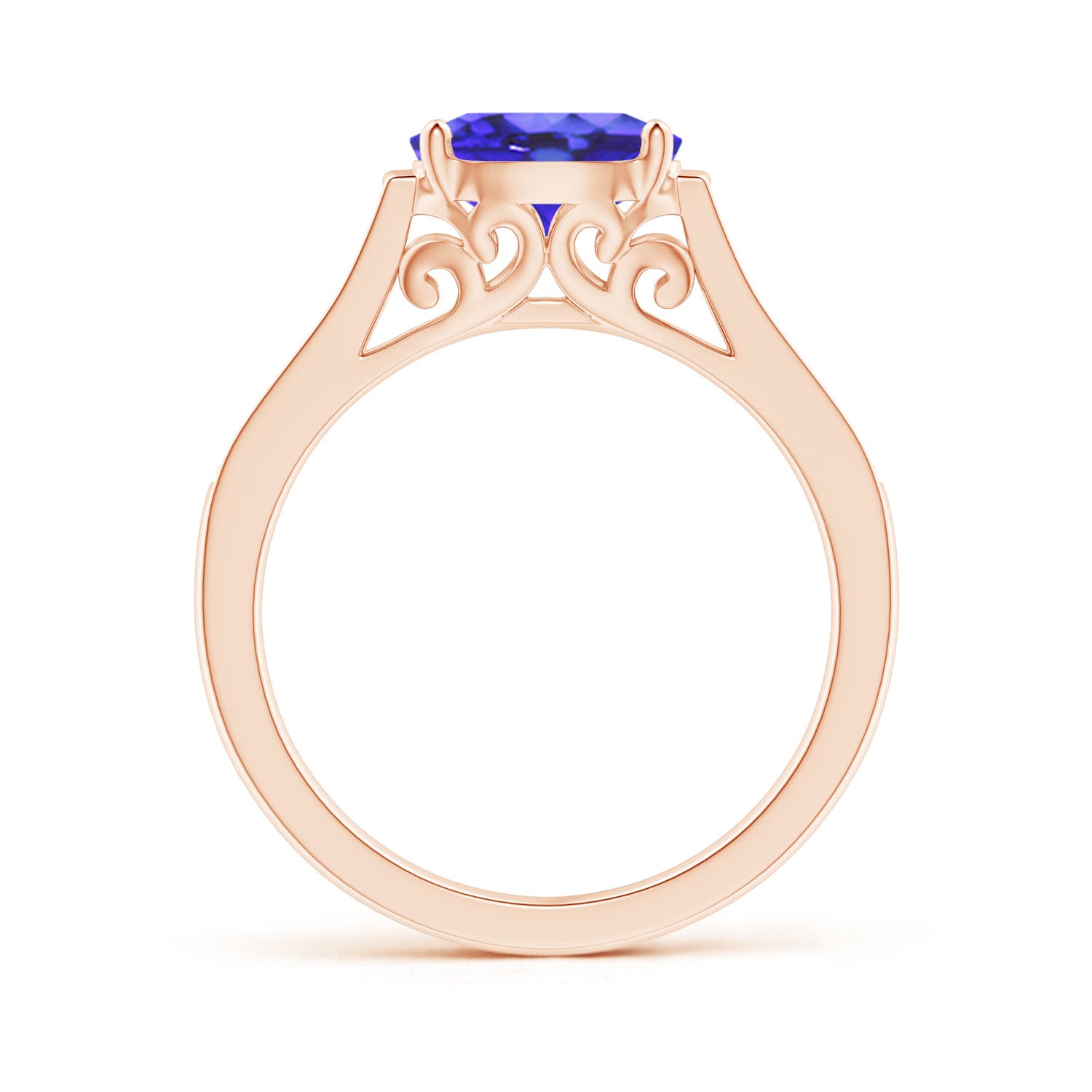 AA - Tanzanite / 1.39 CT / 14 KT Rose Gold