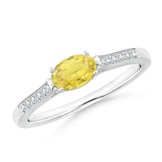 Oval A Yellow Sapphire