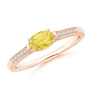 Oval A Yellow Sapphire