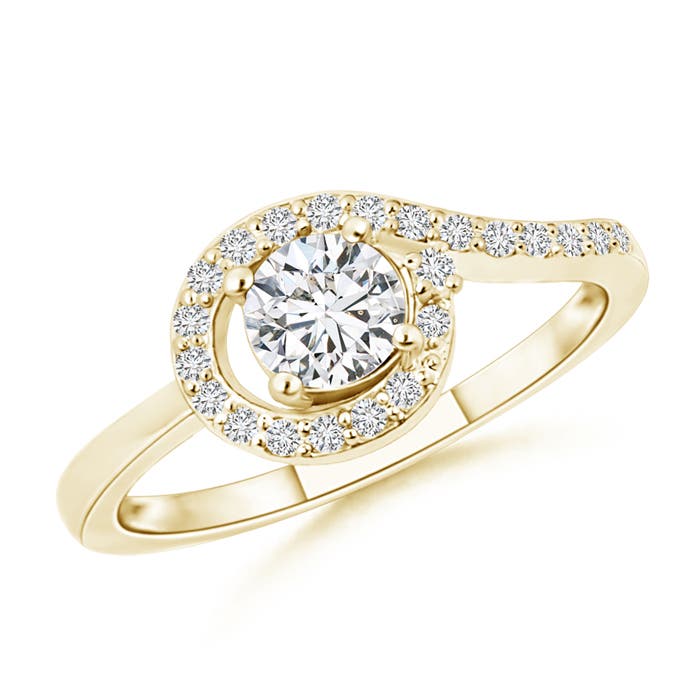 H, SI2 / 0.66 CT / 14 KT Yellow Gold