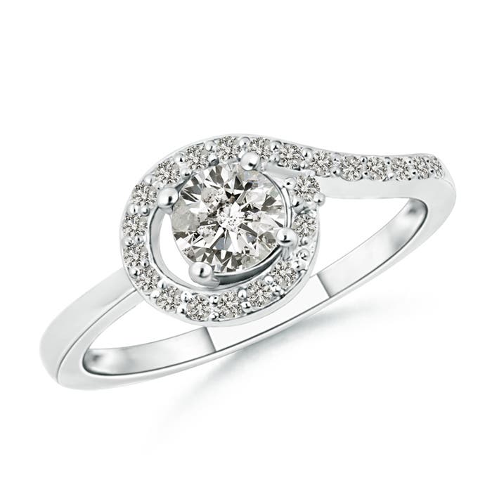 K, I3 / 0.66 CT / 14 KT White Gold