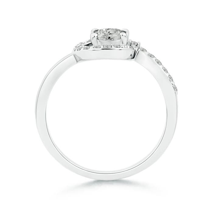 K, I3 / 0.66 CT / 14 KT White Gold