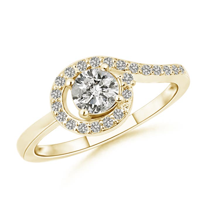 K, I3 / 0.66 CT / 14 KT Yellow Gold