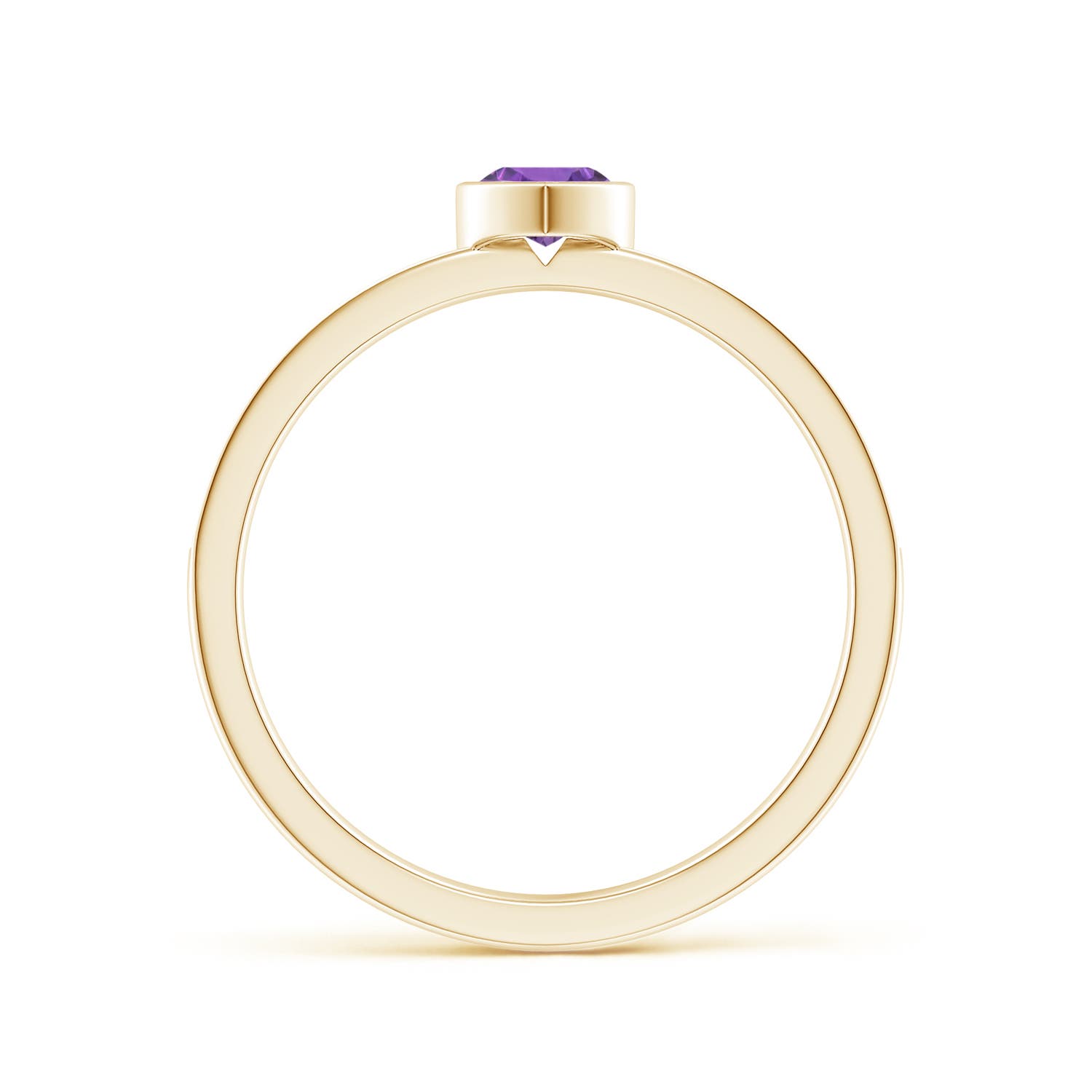 AA - Amethyst / 0.3 CT / 14 KT Yellow Gold