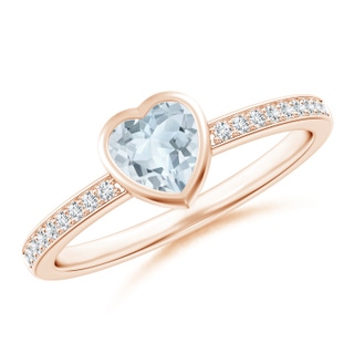 Heart A Aquamarine