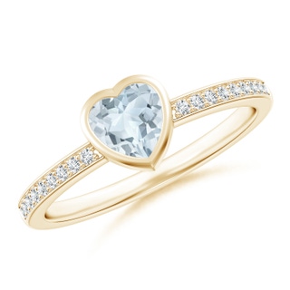 Heart A Aquamarine