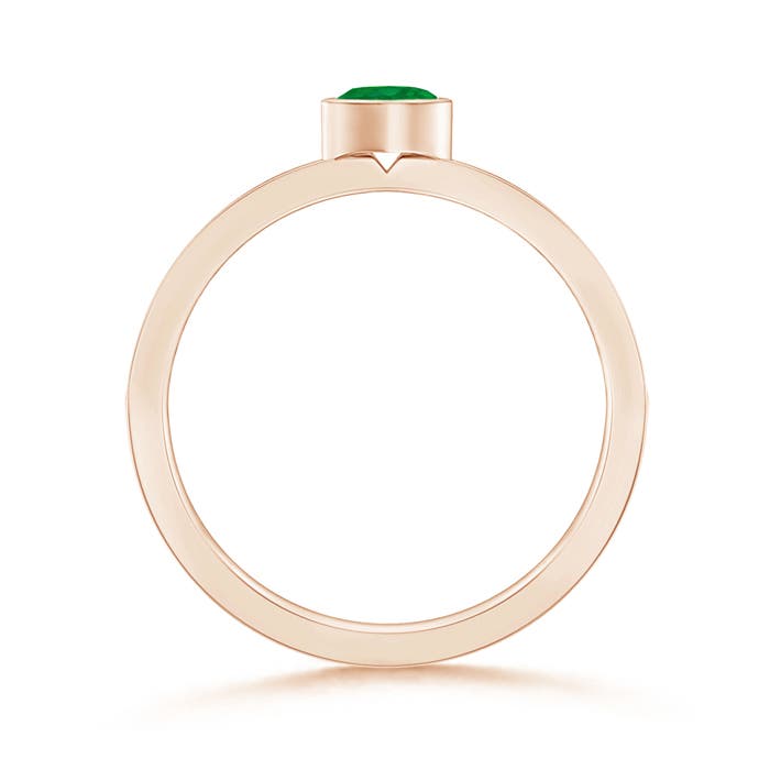 AA - Emerald / 0.3 CT / 14 KT Rose Gold