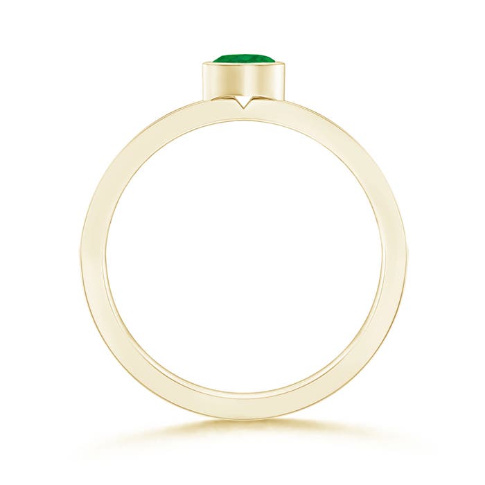 AA - Emerald / 0.3 CT / 14 KT Yellow Gold