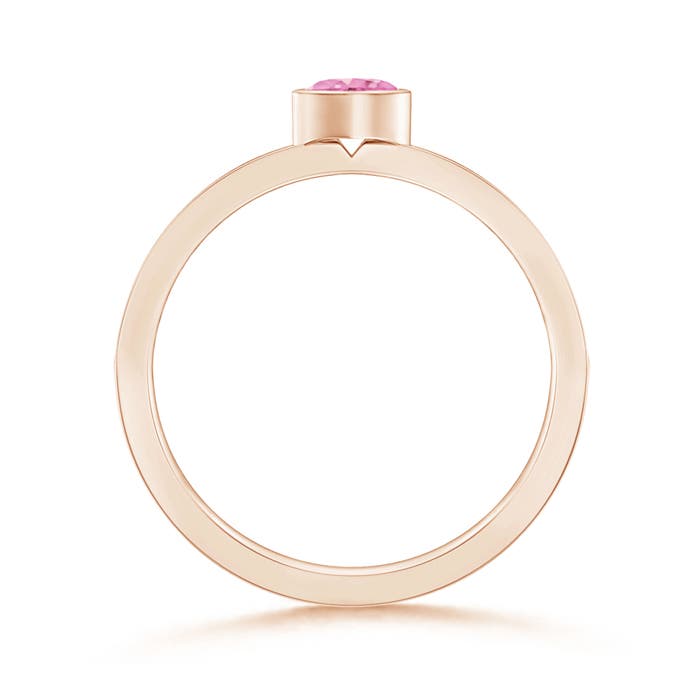 A - Pink Sapphire / 0.35 CT / 14 KT Rose Gold