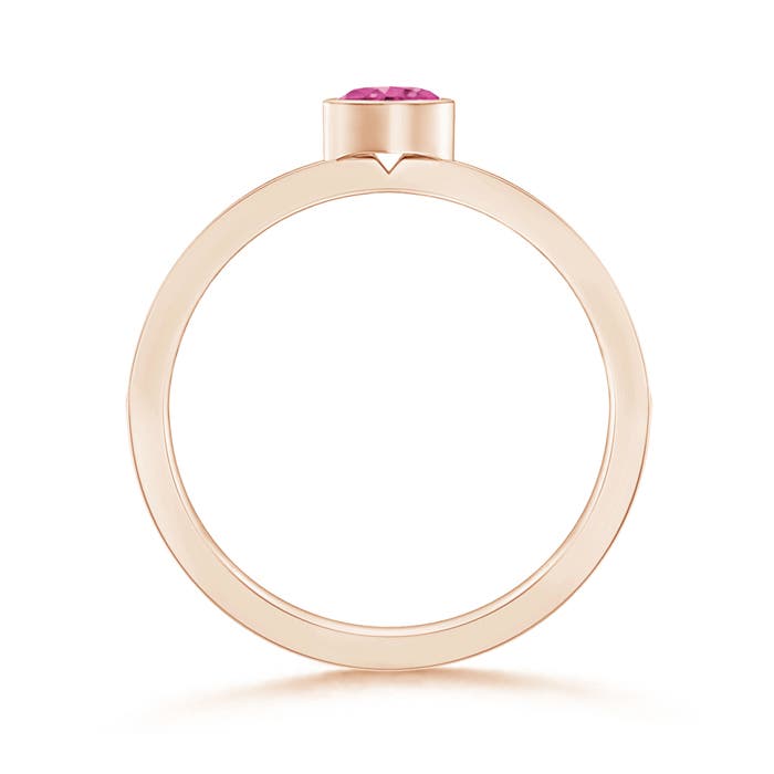 AAAA - Pink Sapphire / 0.35 CT / 14 KT Rose Gold