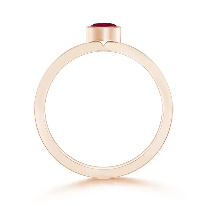 A - Ruby / 0.4 CT / 14 KT Rose Gold