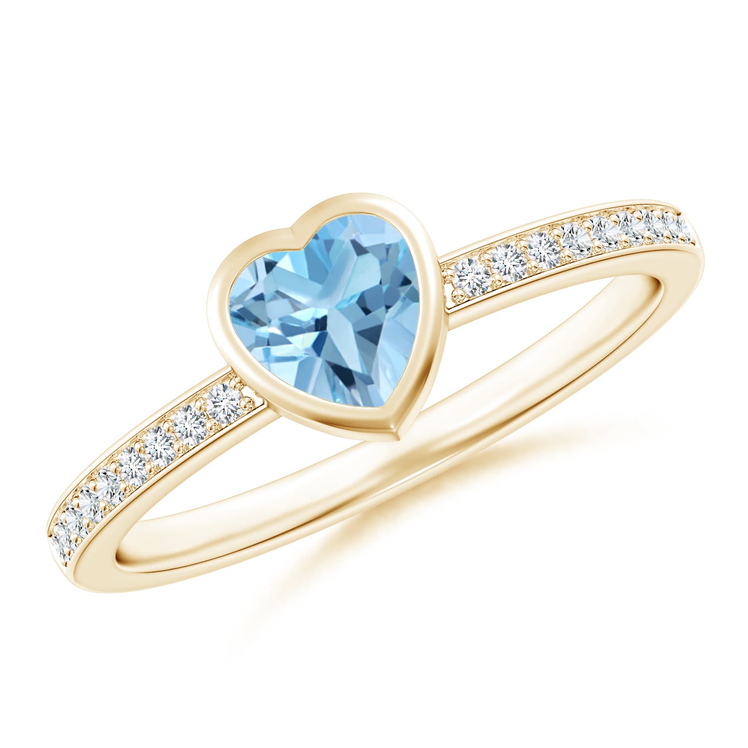 A - Swiss Blue Topaz / 0.71 CT / 14 KT Yellow Gold