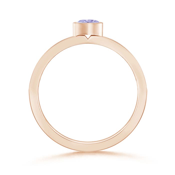 A - Tanzanite / 0.33 CT / 14 KT Rose Gold