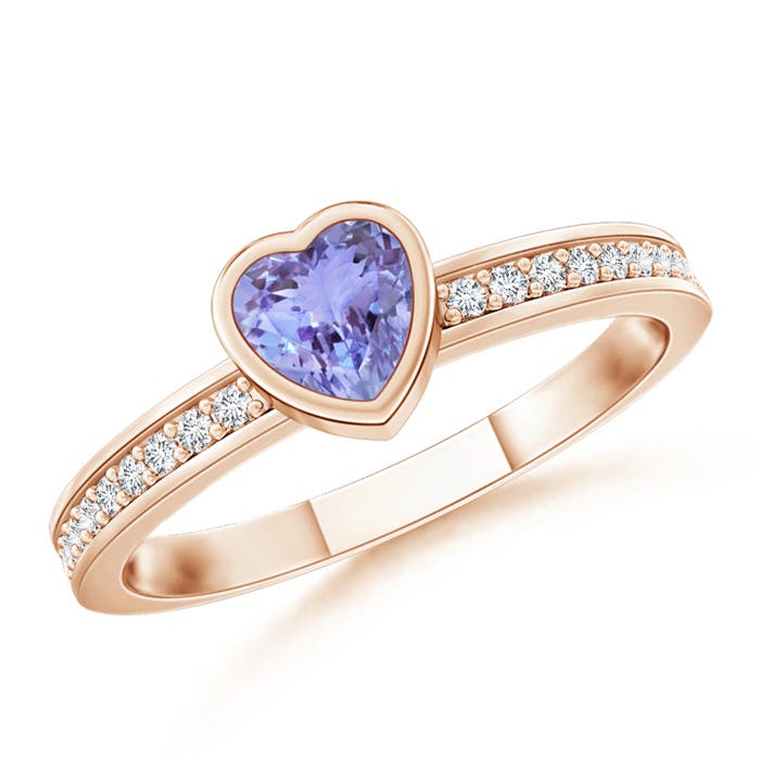 AA - Tanzanite / 0.33 CT / 14 KT Rose Gold