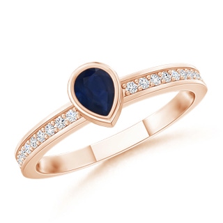 Pear A Blue Sapphire