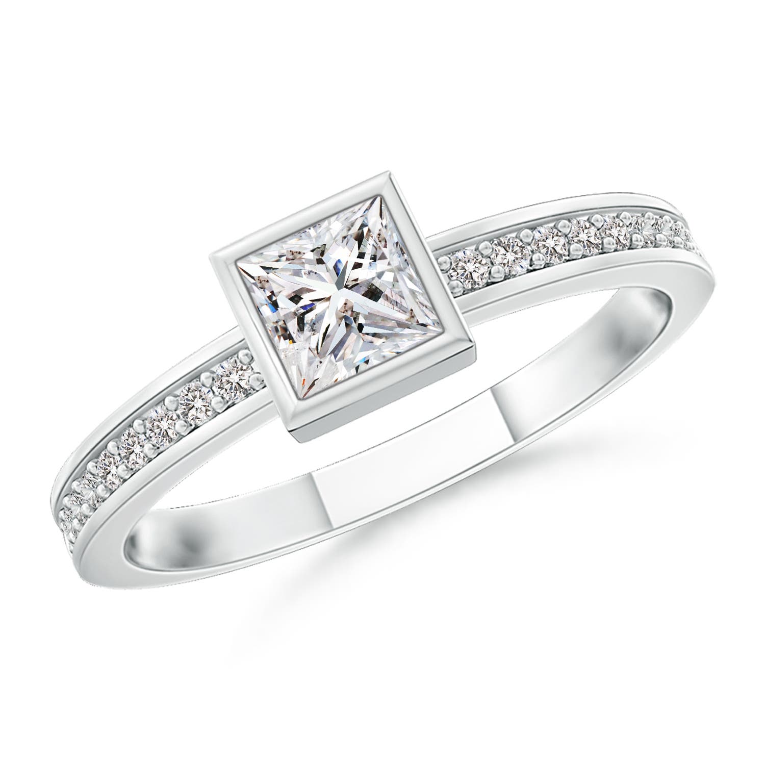 I-J, I1-I2 / 0.26 CT / 14 KT White Gold