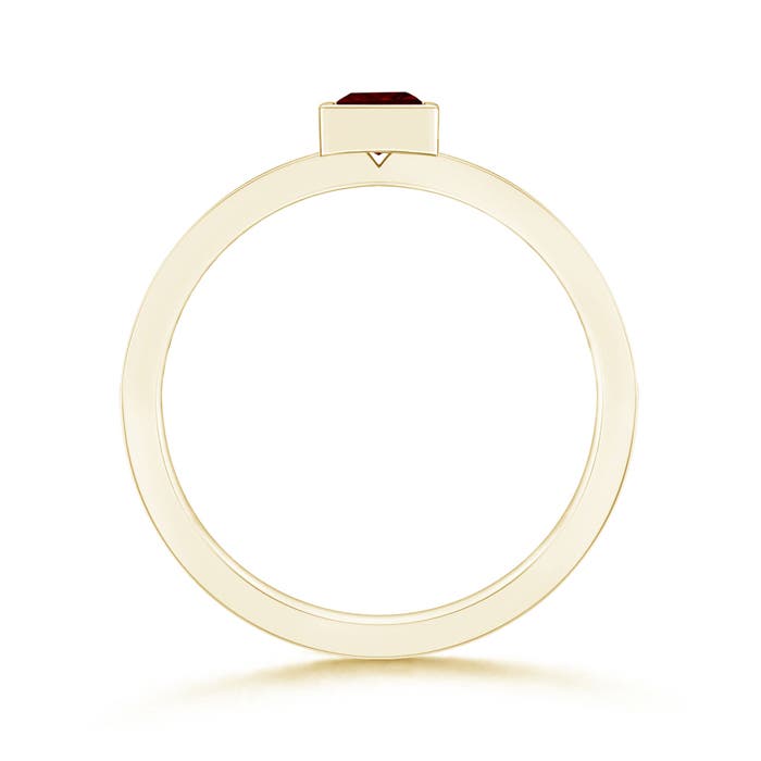 AAAA - Garnet / 0.3 CT / 14 KT Yellow Gold