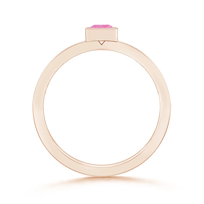 A - Pink Sapphire / 0.28 CT / 14 KT Rose Gold