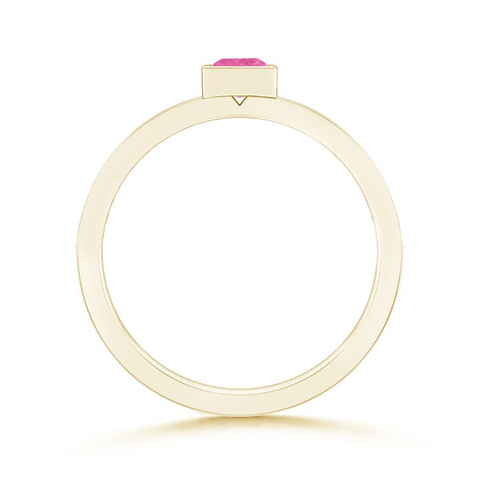 AAA - Pink Sapphire / 0.28 CT / 14 KT Yellow Gold