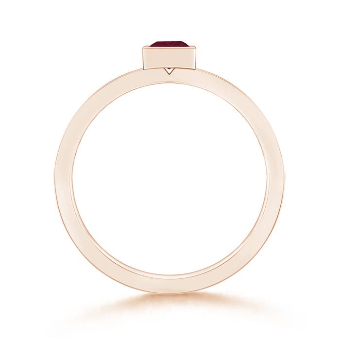 A - Ruby / 0.3 CT / 14 KT Rose Gold