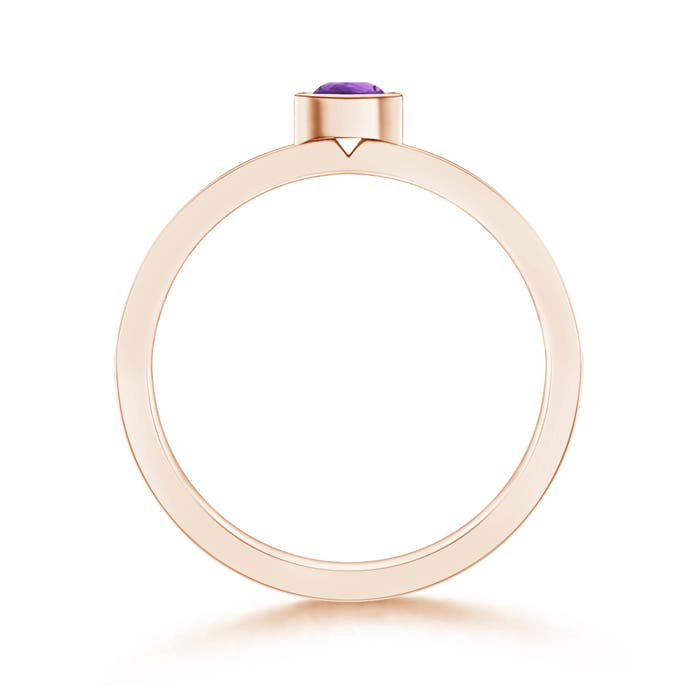 AAA - Amethyst / 0.26 CT / 14 KT Rose Gold