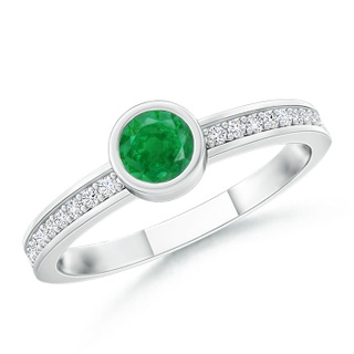 Round AA Emerald