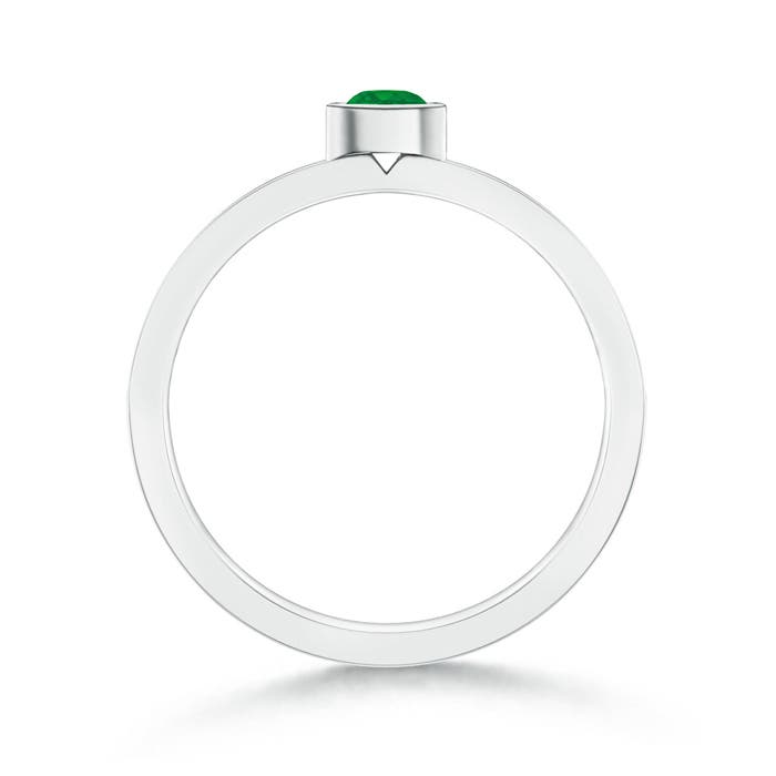 AA - Emerald / 0.25 CT / 14 KT White Gold