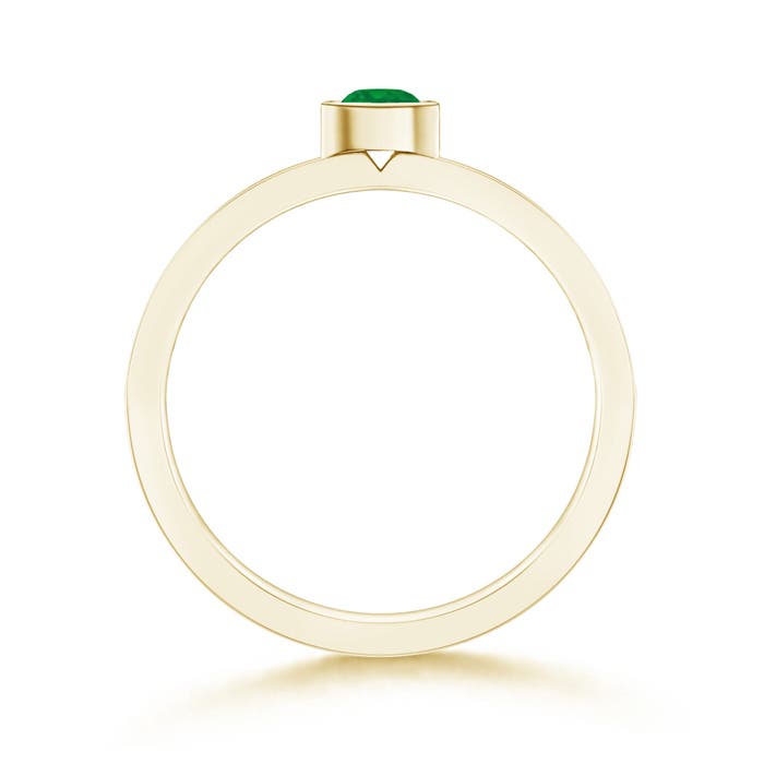 AA - Emerald / 0.25 CT / 14 KT Yellow Gold