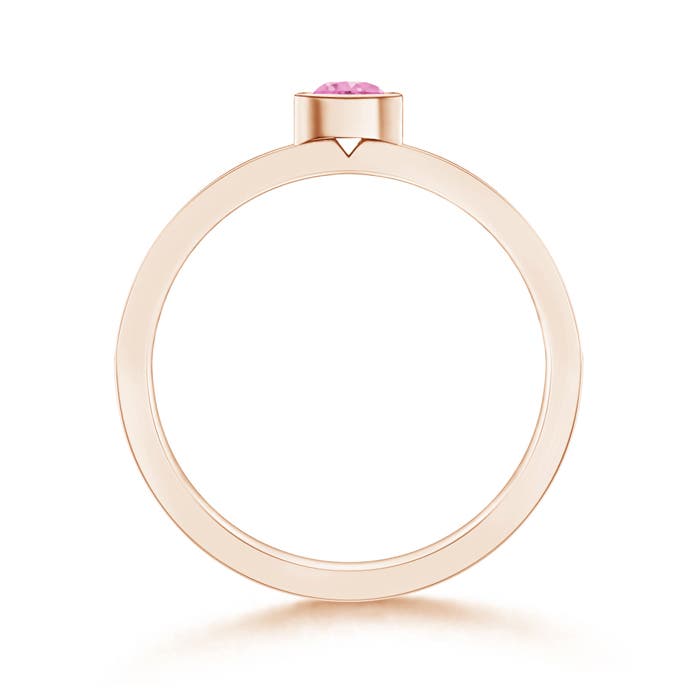 A - Pink Sapphire / 0.33 CT / 14 KT Rose Gold