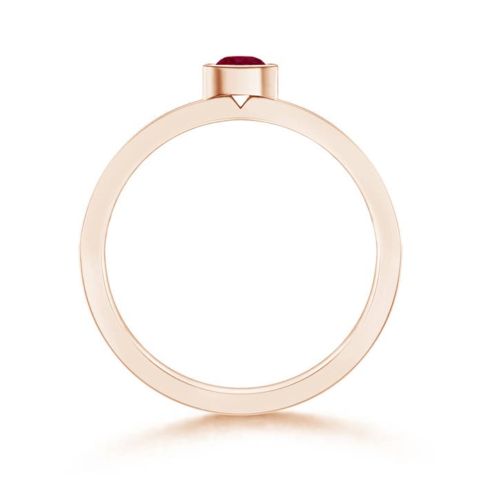 A - Ruby / 0.33 CT / 14 KT Rose Gold