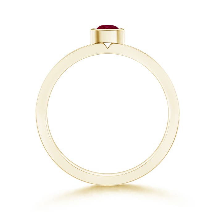 A - Ruby / 0.33 CT / 14 KT Yellow Gold