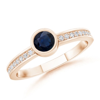 Round A Blue Sapphire