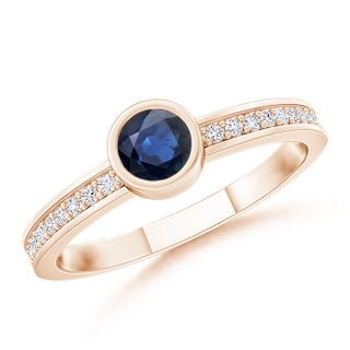 Round AA Blue Sapphire