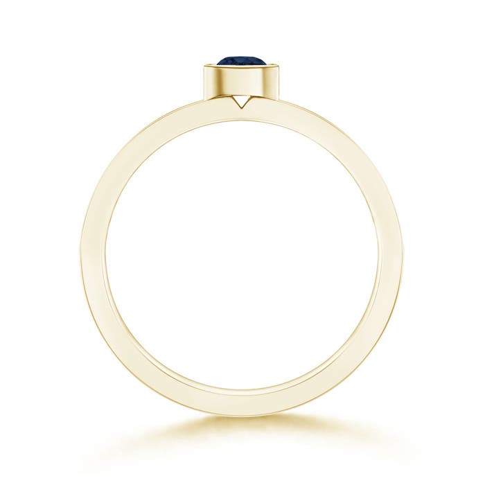 AA - Blue Sapphire / 0.32 CT / 14 KT Yellow Gold